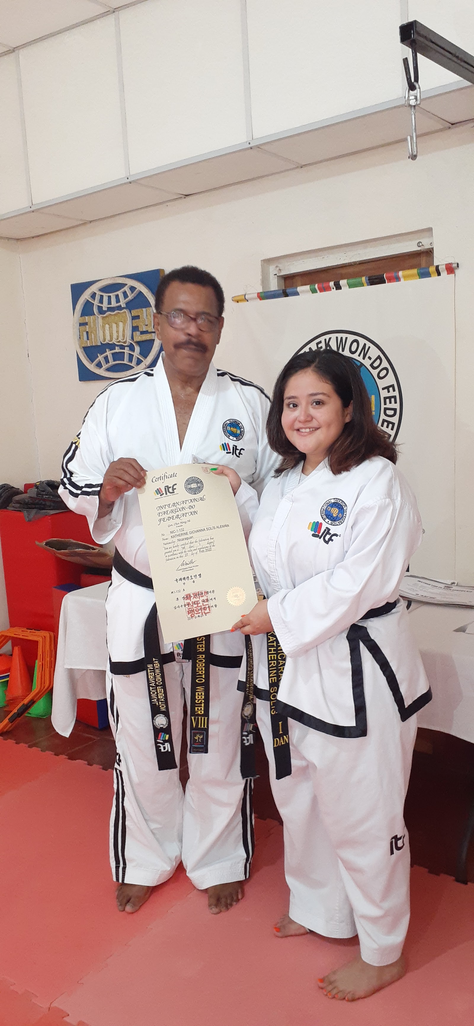 Academia Taekwon-Do ITF Dan Gun — Taekwondo en Masaya