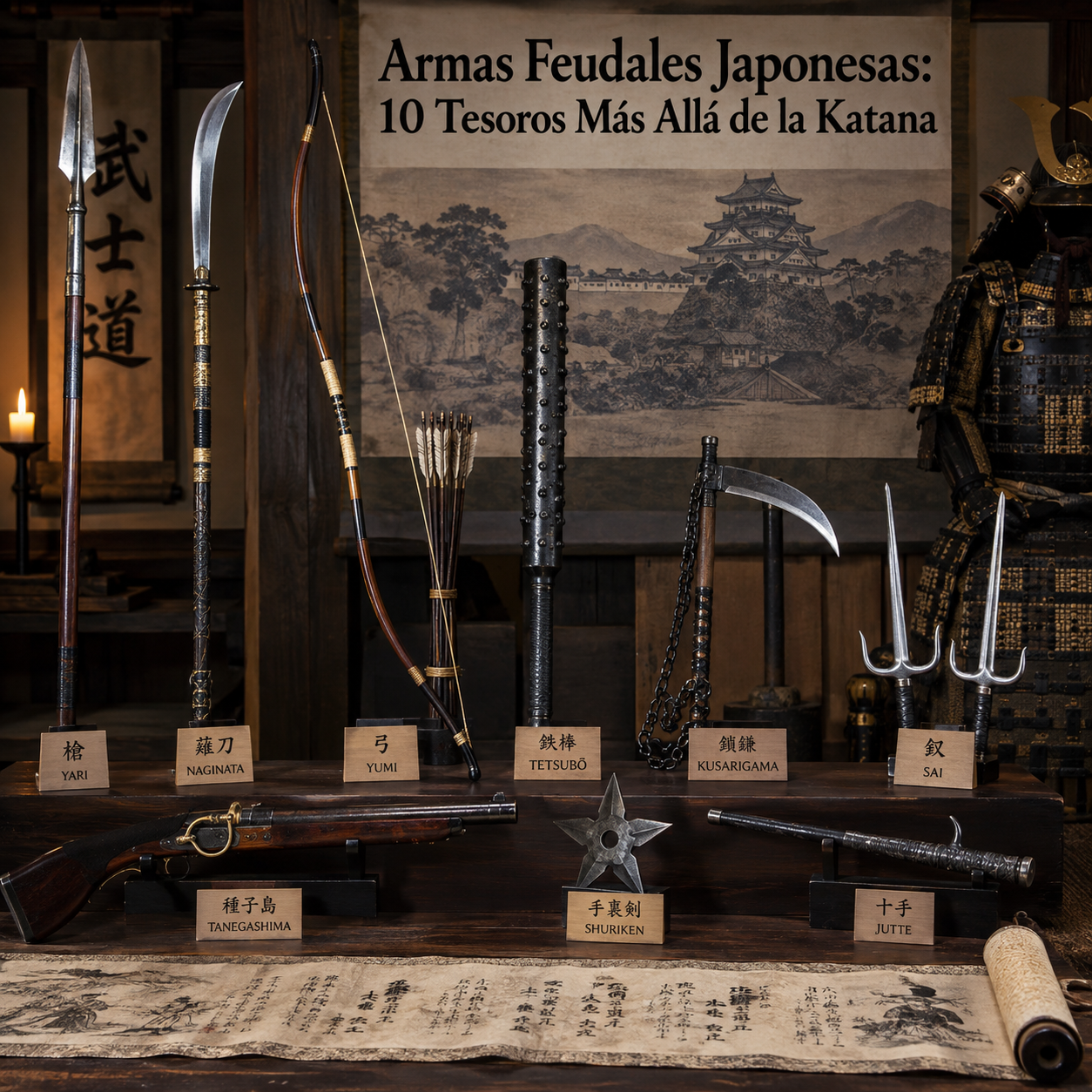 Armas Feudales Japonesas: 10 Tesoros Más Allá de la Katana