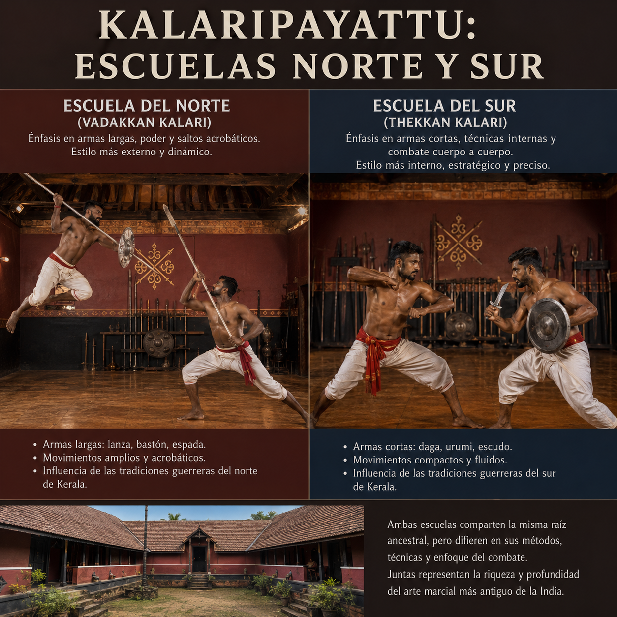 Kalaripayattu: Guía Definitiva de Escuelas Norte y Sur